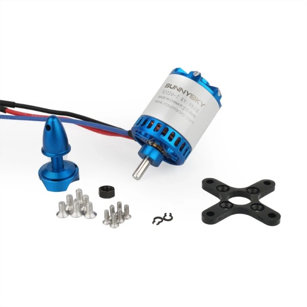 Hot Sales Sunnysky Fixed-wing Motor Power Engine X2220 Kv980/1150/1400/2200 Weight 85-90g Thrust 1.6kg 2.1kg